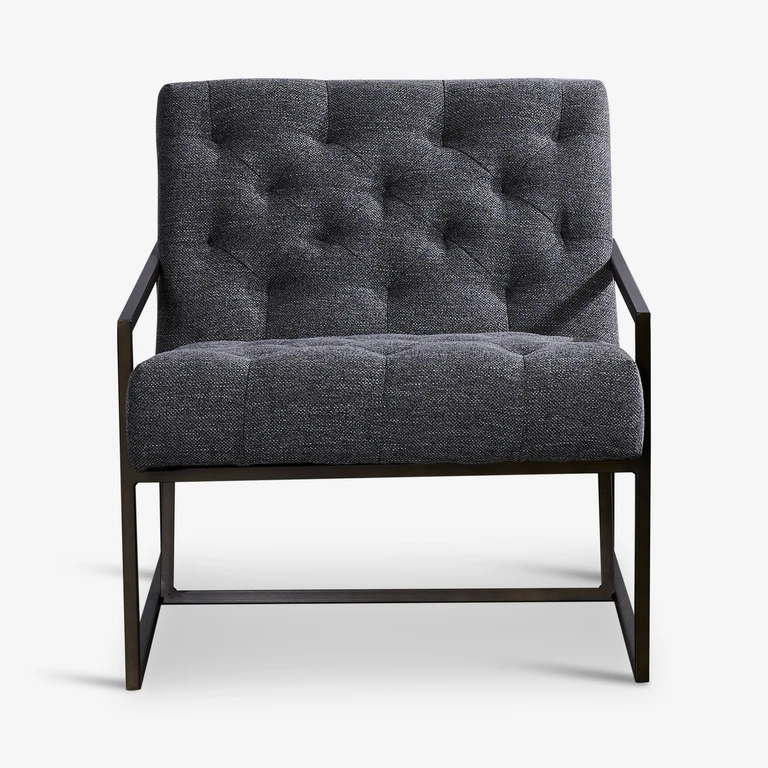 Sillón moderno gris obscuro